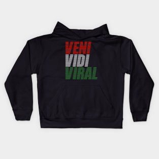 Veni Vidi Viral Kids Hoodie